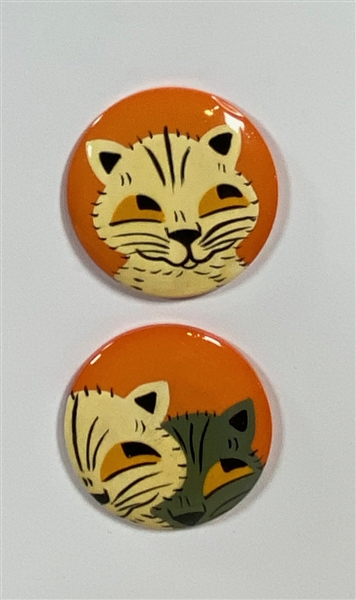 Pavone Cat Buttons