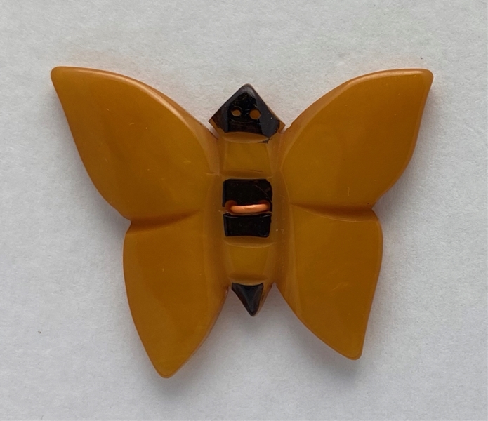 Bakelite Butterfly Button