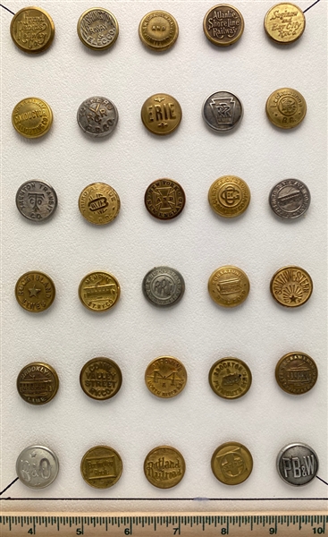 Rail Uniform Buttons