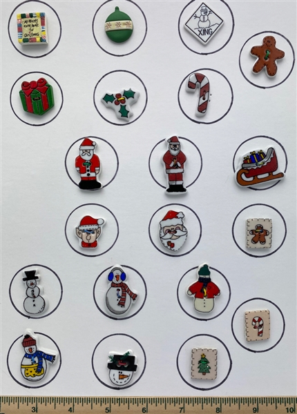 Christmas Buttons