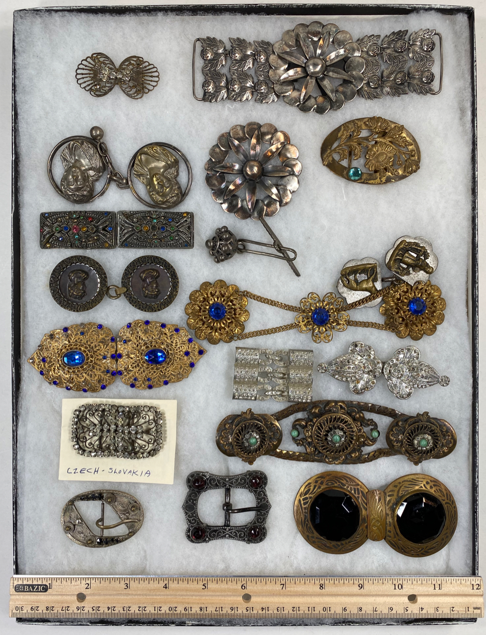 Lot Detail - Box of Buckles