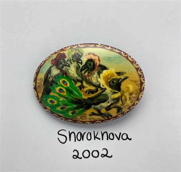 Lot Detail - Russian Painted Button