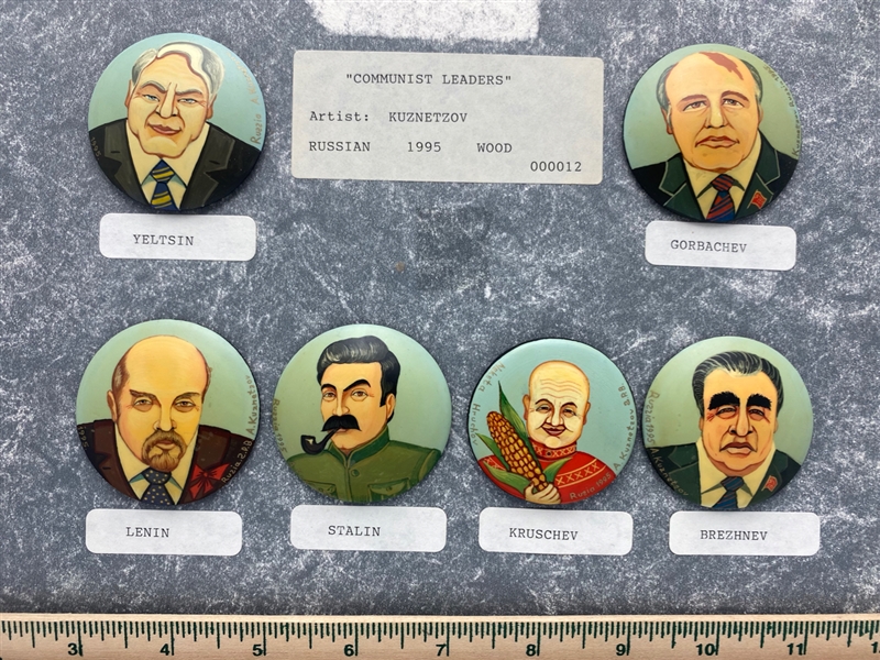 Communist Leader Buttons