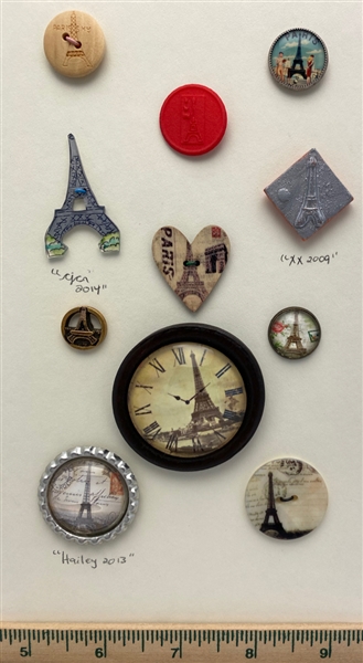 Eiffel Tower Buttons