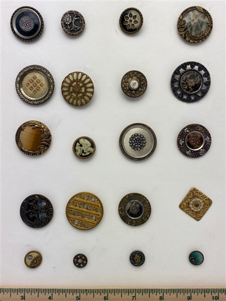 Lot Detail - Victorian Celluloid Buttons