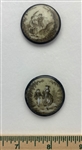 Monochrome Images on Porcelain Buttons