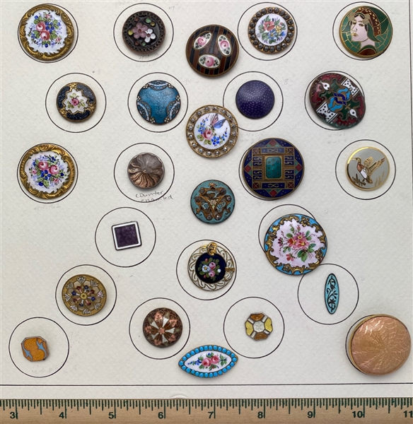 Enamel Buttons