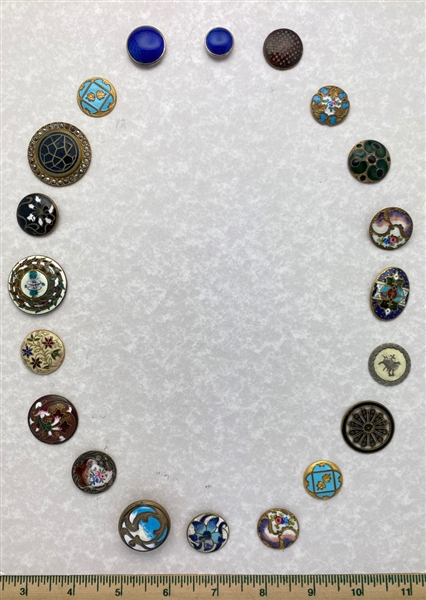 Enamel Buttons