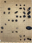 Black Glass Buttons