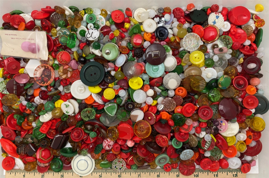 Colorful Glass Buttons