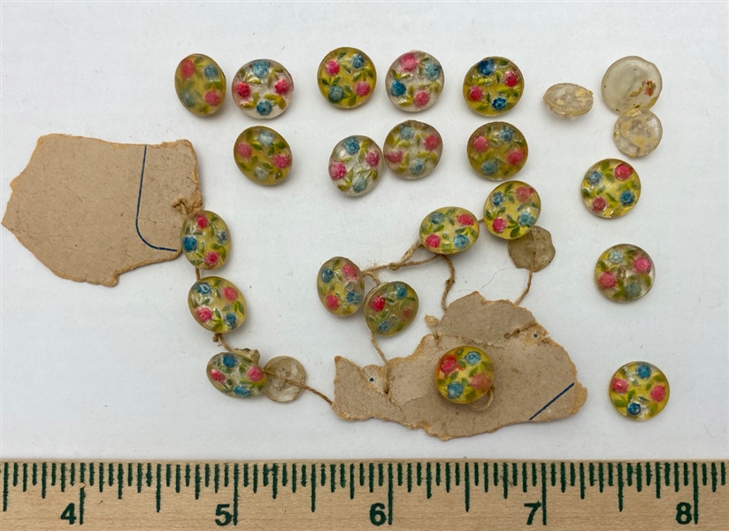 2-Piece Glass Buttons