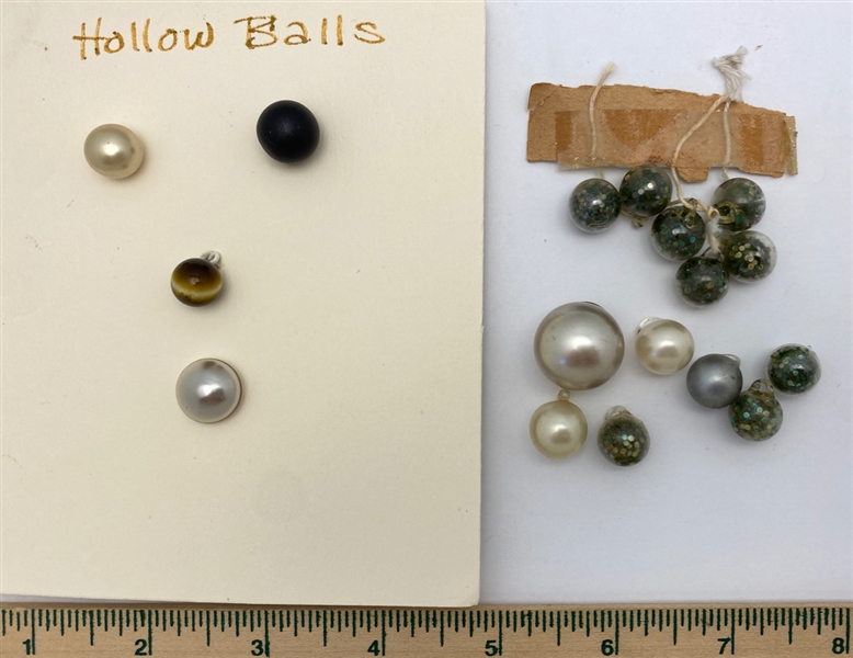 Blown Glass Buttons