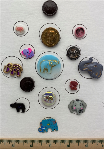 Elephant Buttons