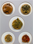 Bakelite Animal Buttons