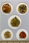 Bakelite Animal Buttons