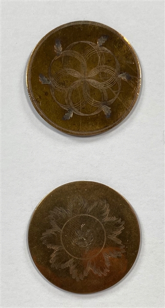 Copper Colonial Buttons