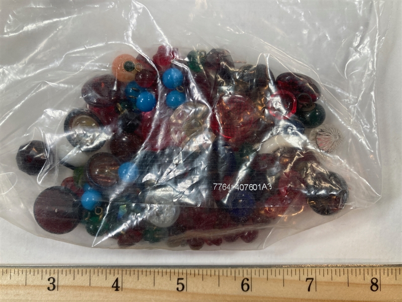 Colorful Old Glass Buttons