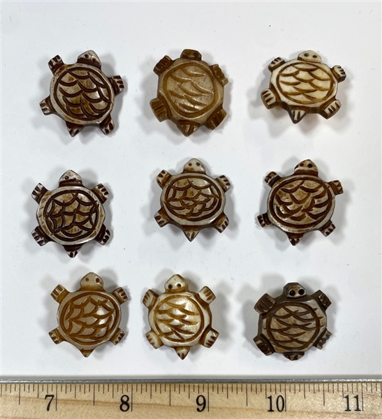 Horn Turtle Buttons