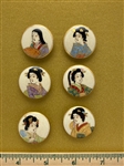 Satsuma Geisha Buttons