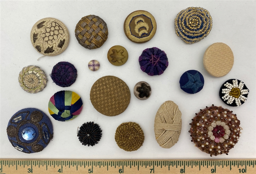 Woven & Wound Fabric Buttons