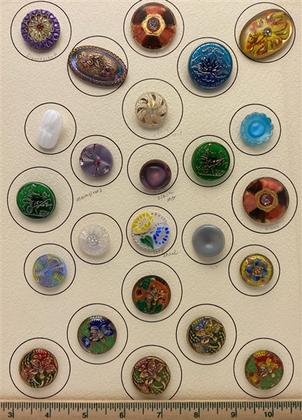 Czech Glass Buttons