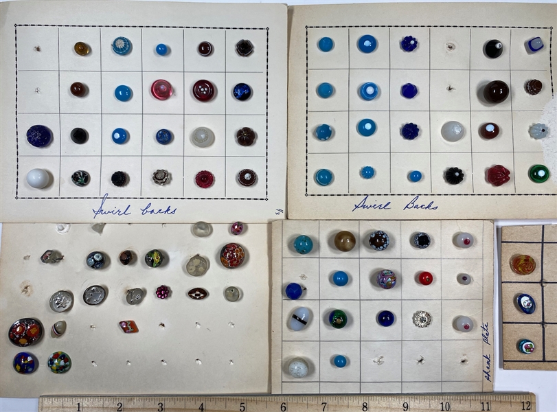 Old Glass Buttons