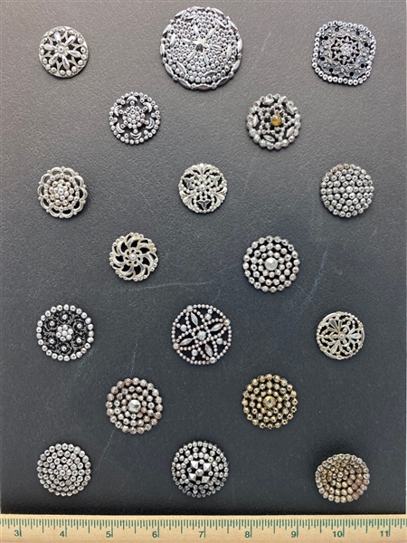 Cut Steel Buttons