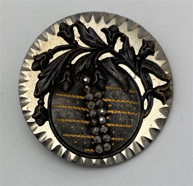 Large Steel Button