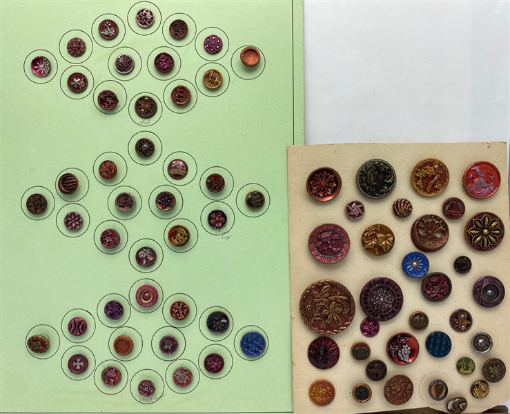 Tinted Metal Buttons