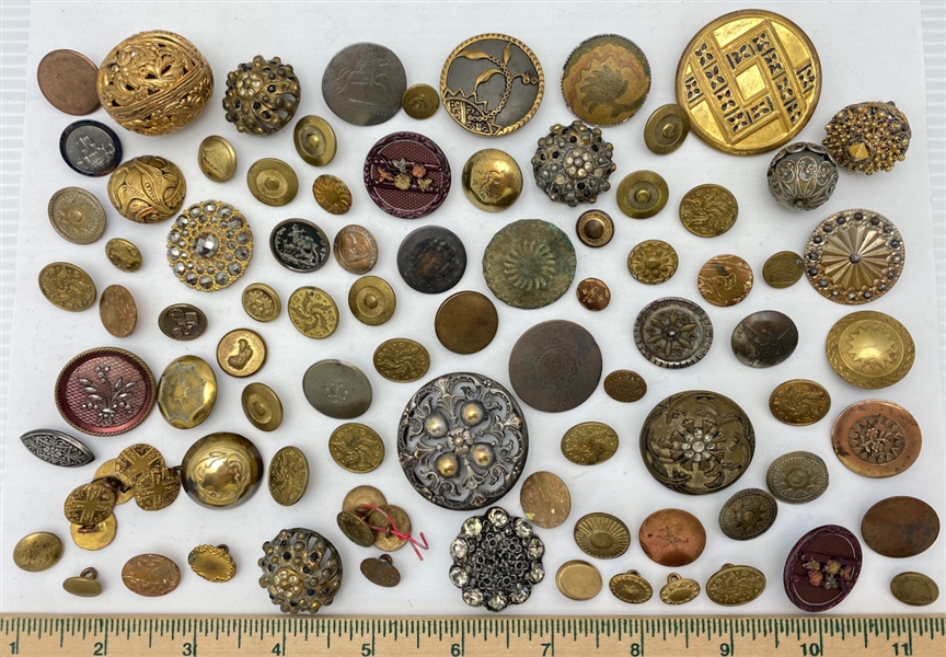 Bag of Old Metal Buttons