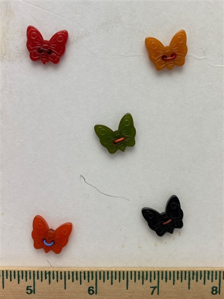 Bakelite Butterfly Buttons