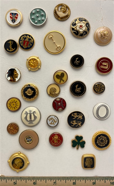 Cold Plastic Enamel Buttons