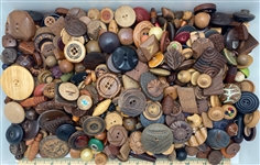 Bag of Wood Buttons