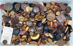 Bag of Wood Buttons