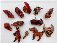 Leather Critter Buttons