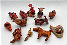 Leather Critter Buttons