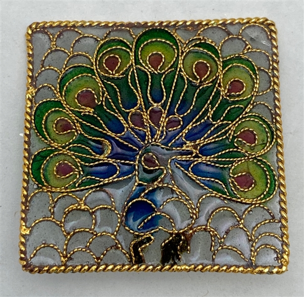 Peacock Plique
