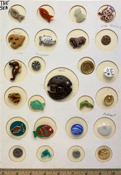 Sea Life Buttons