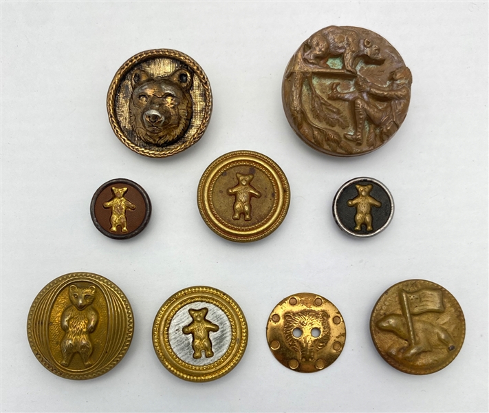 Roosevelt/Bear Buttons