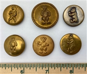 Teddy Roosevelt Bear Buttons
