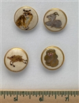 Satsuma Animal Buttons