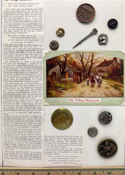 Horse & Horseshoe Buttons