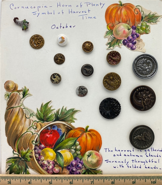 Cornucopia Buttons
