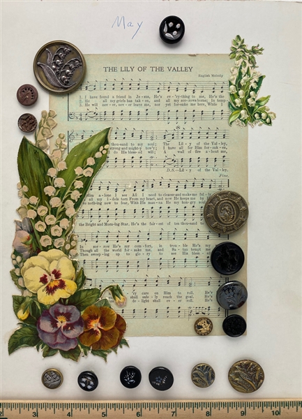 Lily of the Valley Buttons