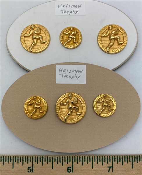 Heisman Trophy Buttons