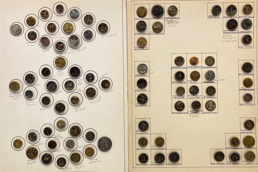 Small Metal Picture Buttons