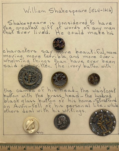 Shakespeare Related Buttons