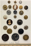 Ladies Heads Buttons