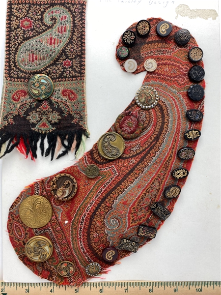 Paisley Buttons