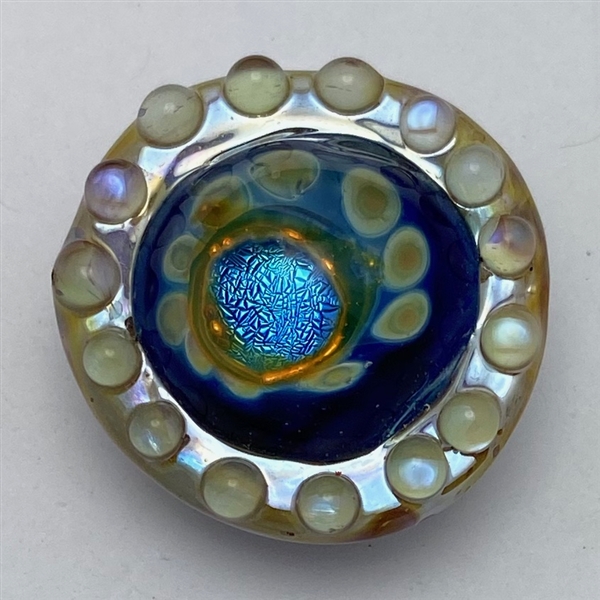 Martha Williams Lampwork Button